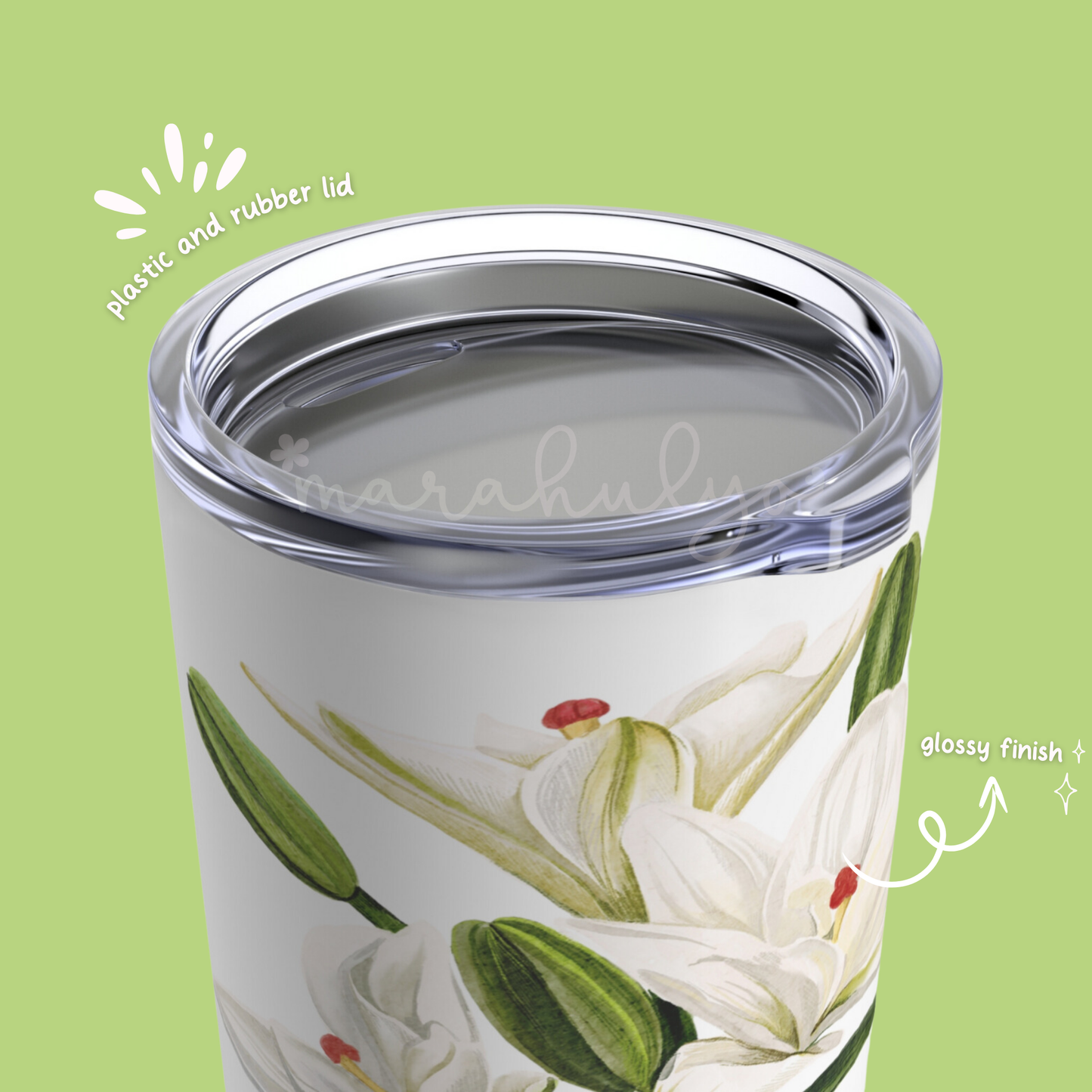 Personalized Birthflower Tumbler 20oz