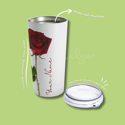 Personalized Birthflower Tumbler 20oz