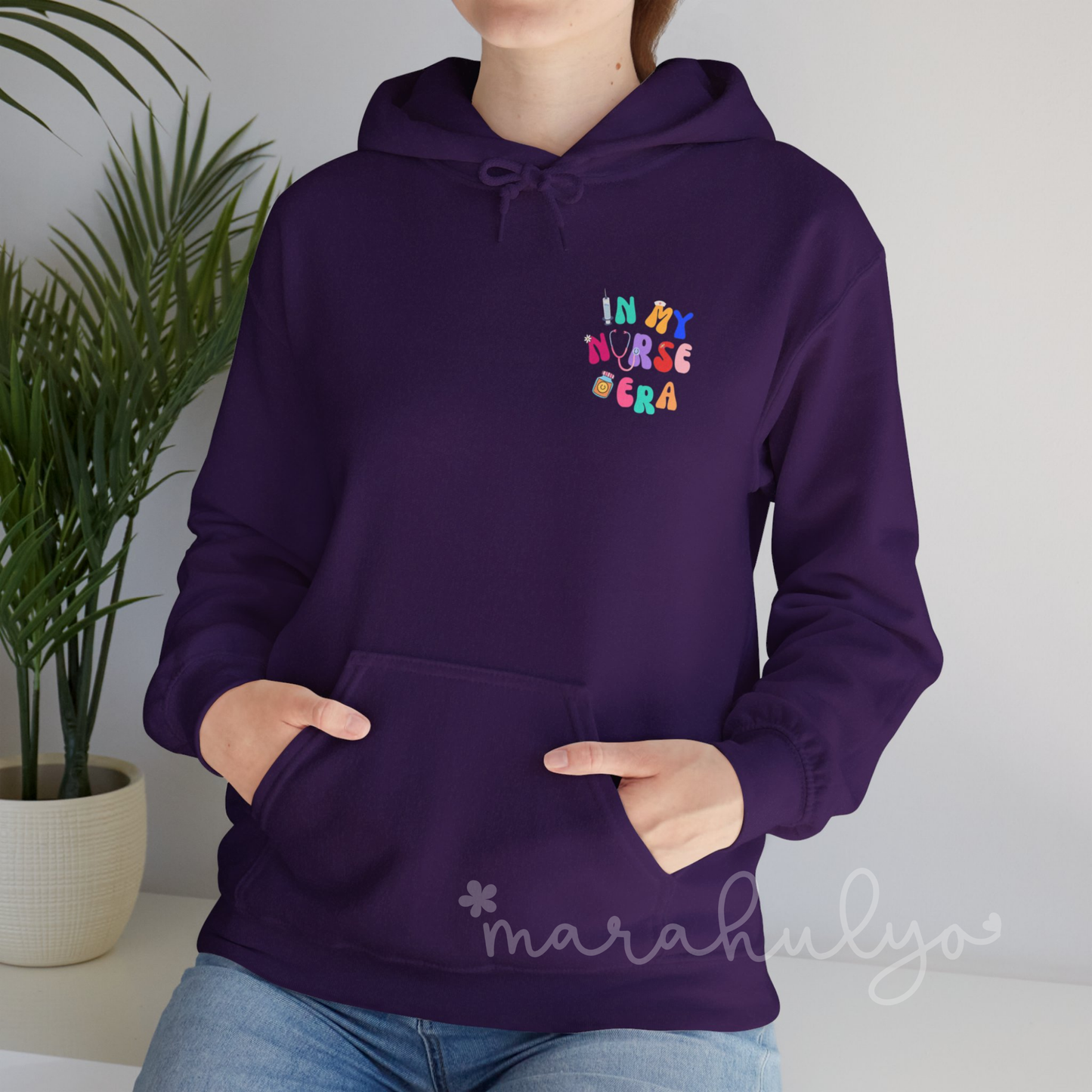 'In My Nurse Era' Unisex Heavy Blend™ Hooded Sweatshirt